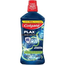 2 Unidades — Colgate Plax Odor Control – Enxaguante Bucal, Embalagem Promocional, 750ml