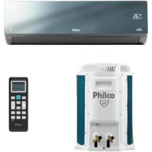 Ar Condicionado Split Inverter Philco Espelhado 9000 Btus Quente e Frio Pac9000iqfm15e 220v