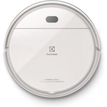 Aspirador de po robo Electrolux 2h20min bateria longa duração automatico varre aspira passa pano ERB11 bivolt branco sensor antiqueda