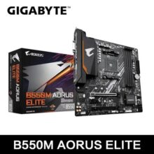 B550M AORUS ELITE Placa-mãe Micro-ATX Socket AM4 para Ryzen 5000 4000 3000 Series CPU Dual Channel DDR4 SATA3 M.2