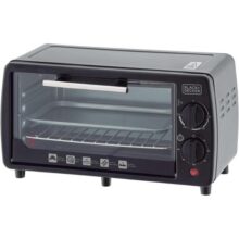 Black Decker Forno Elétrico Pequeno, Assa, Tosta e Grelha, Forninho de Cozinha, Capacidade de 9l, Modelo FT9, 110V