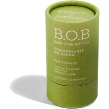 B.O.B Bars Over Bottles Desodorante Purificante em Barra | Natural, vegano, livre de crueldade, sustentável, livre de plástico, waterless, 0% álcool, livre de alumínio