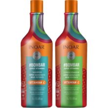 Bombar Crescimento Capilar Kit Shampoo e Condicionador 2x1L, Inoar
