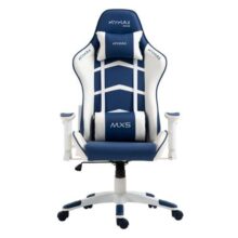 Cadeira Gamer MX5 Giratória Branco E Azul Marinho – MYMAX