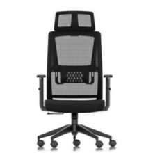 Cadeira Rise Mode Office 03, Até 100Kg, Braço 2D, Tela Mesh, Preto – RM-CO-03-BK