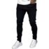 Calça Jeans Sarja Masculina Jogger Elástico Cintura E Barra