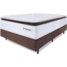 Cama Box King Colchão Molas Ensacadas com Pillow Top Extra Conforto 193x203x72cm – Premium Sleep – BF Colchões