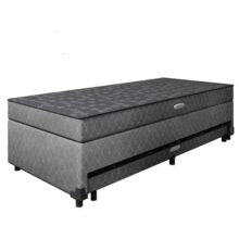 Cama Box Solteiro LightSpuma com Baú – e Cama Auxiliar 55x88x188cm Lady