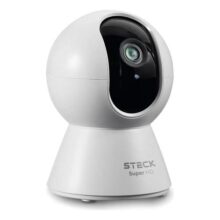 Câmera De Segurança Interna Ptz 360 Super Hd, Branco Steck