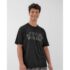 Camiseta Masculina Relaxed Texturizada Preta