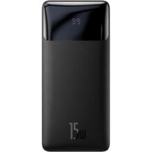 Carregador Portátil Baseus Bipow Digital Display Power Bank 10000mAh 15W Pretomodelo PPBD10