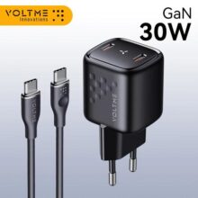 Carregador Voltme 30w USB TIPO C Pd, 2 USB C