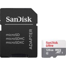 Cartão de Memória Sandisk 128GB Classe 10 SDSDQUNR 128G-GN6TA Micro SD