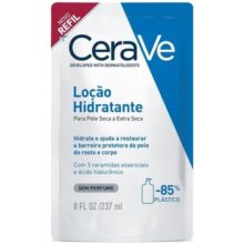 CeraVe, Loção Hidratante Corporal, com textura Fluida e Ácido Hialurônico