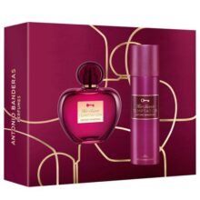 Coffret Banderas Her Secret Temptation Kit – Perfume Feminino EDT + Desodorante Spray