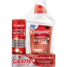 COLGATE Enxaguante Bucal Para Clareamento Colgate Luminous White 500Ml Promo 1 Creme Dental