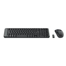 Combo Teclado e Mouse sem fio Logitech MK220 com Design Compacto Conexão USB Pilhas Inclusas e Layout ABNT2