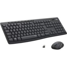 Combo Teclado e Mouse sem fio Logitech MK295 com Digitação e Clique Silencioso, Teclas de Mídia de Fácil Acesso, Conexão USB, Pilhas Inclusas e Layout ABNT2