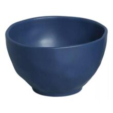 Conjunto Com 6 Bowl Orgânico Stoneware Boreal 558ml Azul Porto Brasil