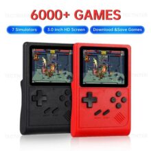 Console Retrô Portátil GB300 6000 Jogos 7 Emuladores