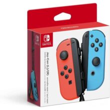 Controles Nintendo Joy-Con Azul Neon e Vermelho Neon