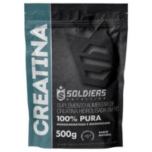 Creatina Monohidratada 100% Pura Importada 500g – Soldiers Nutrition