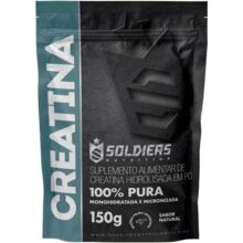 Creatina Monohidratada 150g – 100% Pura Importada – Soldiers Nutrition