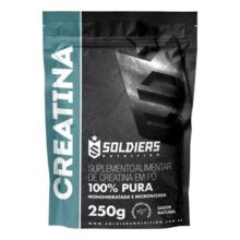 Creatina Monohidratada 250g – 100% Pura – Soldiers Nutrition