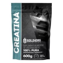 Creatina Monohidratada 600g 100% Pura Soldiers Nutrition Sem Sabor