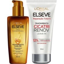 ELSEVE Kit Óleo Extraordinário L’Oréal Paris + Leave-In De Tratamento Cicatri Renov L’Oréal Paris