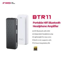 FiiO BTR11 Receptor Bluetooth 5.3 LDAC Adaptador amplificador de fone de ouvido de áudio sem fio de 3,5 mm