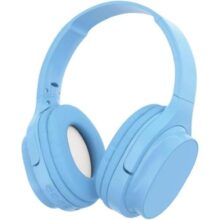 Fone de Ouvido Bluetooth 5.3 Headphone Sem fio TWS On-ear Com Cancelamento de Ruído Leve Dobrável Fone Sem Fio Com Microfone Bateria de Longa Duração (Azul Claro)