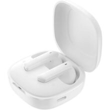 Fone de Ouvido Bluetooth QCY HT05 Melobuds ANC, Fone Cancelamento de Ruido Ativo, 40db ANC Headphone com 6 Microfone, Fone sem fio 30 Tempo de Jogo (Branco)