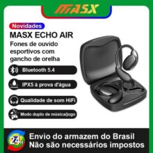 Fone de Ouvido MASX ECHO AIR Bluetooth 5.4 IPX5