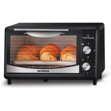 Forno Pratic Cook 6L, Mondial, Preto, 650W, 220V – FR-09