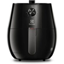 Fritadeira Elétrica sem oleo Electrolux Airfryer 3,2L 8 receitas pré-sugeridas desligamento automático cesto removivel 1400W EAF10 preta 127v