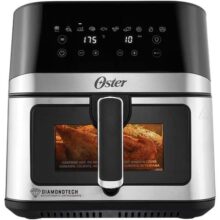 Fritadeira Inox DiamondTech Oster 7,5L com Visor Transparente – 127V