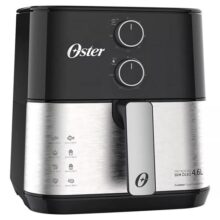 Fritadeira Sem Óleo Air Fryer Oster Ofrt520-127 Inox Compact 4,6l 127v