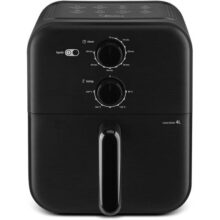 Fritadeira Sem Óleo Capacidade de 4L, Midea, 1400 W, Aquece Em 10-60 min 80℃ a 200 ℃, Air Fryer Com Fluxo de Ar de 360°, Fritadeira Eletrica, Design Compacto, Preto, 110V, MAF400P0APK