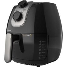 Fritadeira sem Óleo Multifuncional Cook Fryer 2,6 Litros 1250w 110v Preta