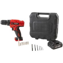 Furadeira e Parafusadeira Mondial a Bateria 12V com Maleta Power Tools FPF-06M