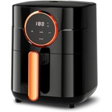 GAABOR FRITADEIRA ELÉTRICA SEM ÓLEO AIR FRYER 4L 1400W DIGITAL TOUCH TECNOLOGIA CYCLONE 360 127V GRAFITE