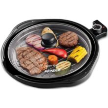 Grill Redondo Smart Grill 30cm, Mondial, Preto, 1200W, 220V – G-04