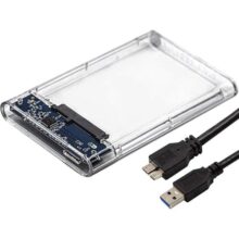 Haiz Case Transparente Para Hd Externo 2.5 SATA Notebook Usb 3.0 HZ-314