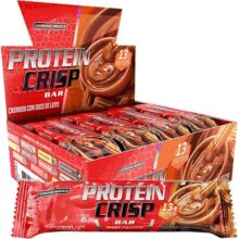 Integralmédica – Barra de Proteína Whey Protein Crisp Bar Churros – Snack Proteíco – Pré e Pós-Treino – Display com 12 Unidades