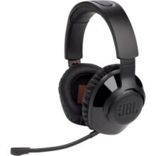 JBL, Fone de Ouvido, Quantum 350 Wireless, Headset Gamer, Over Ear, Microfone Removível – Preto