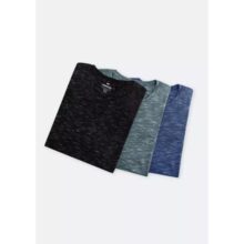 Kit 3 Camisetas Básicas Masculinas Com Bordado Hering