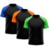 Kit 3 Camisetas Masculina Dry Fit Proteção Solar UV Básica Lisa Treino Academia Ciclismo Camisa