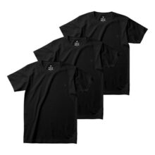 Kit 3 Camisetas Masculinas Básicas Polo Wear Preto