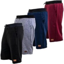 Kit 4 Bermudas Shorts Moletom Masculina